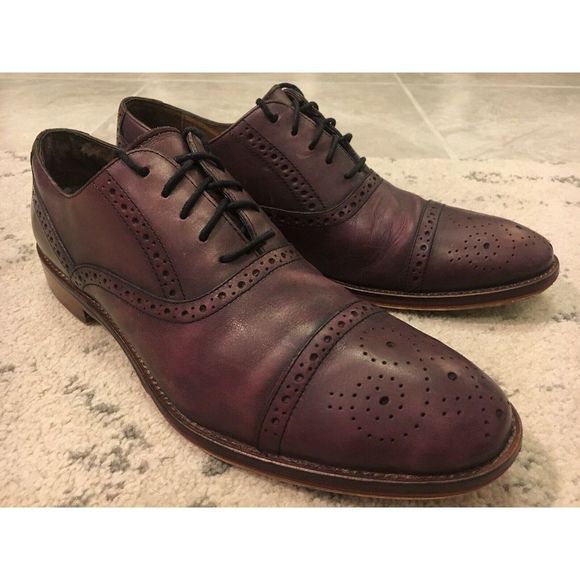 JOHNSTON & MURPHY Conard Shoes Leather Cap Toe